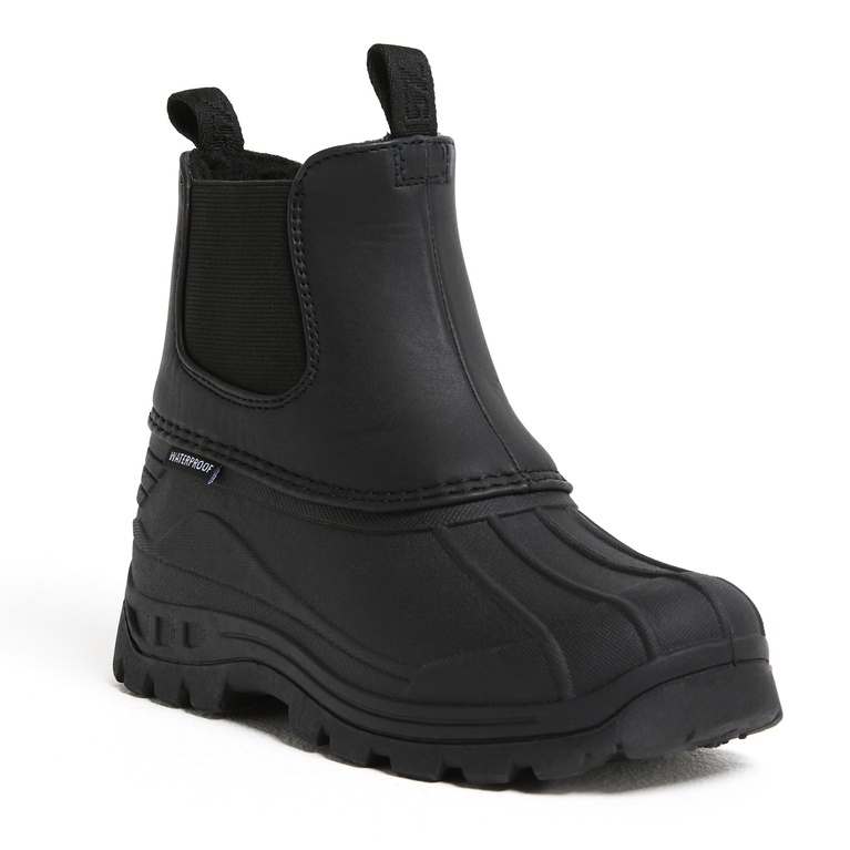 Short pile boots "Milou Star" Black